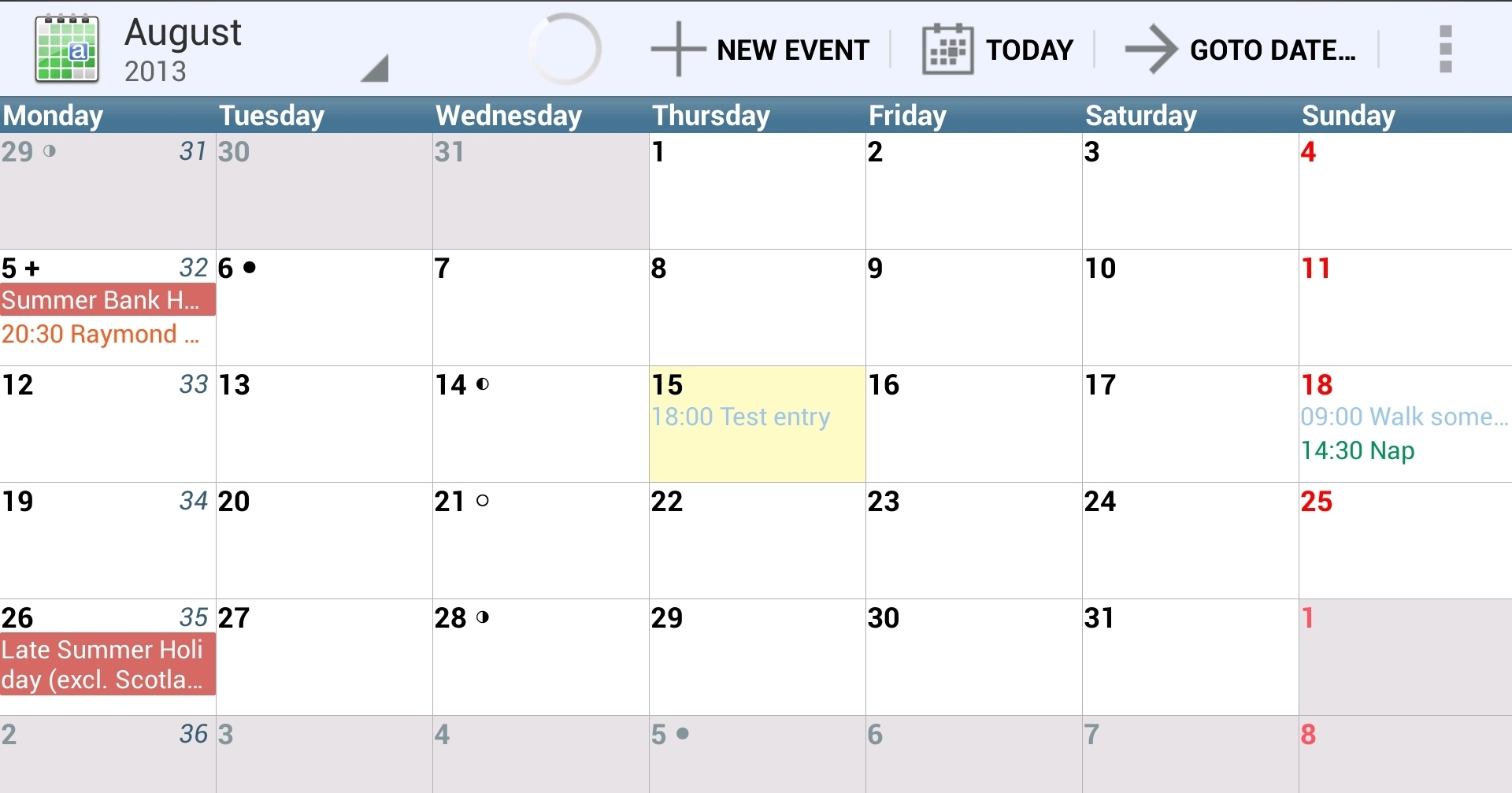12 Of The Best Calendar Apps Available For Your Android Smartphone Calendar 12 Month View