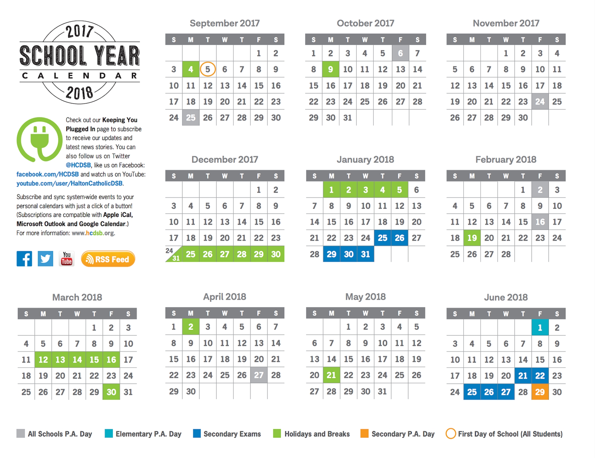 2017-2018 School Year Calendar Perky Ps 9 School Calendar