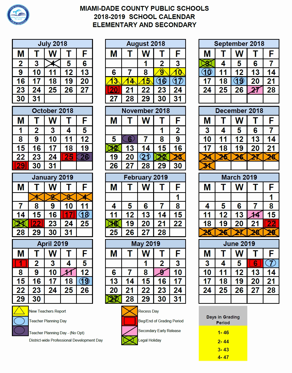 2018 2019 School Calendar Miami Dade Shia Islamic Calendar 2018 School Calendar In Miami Dade