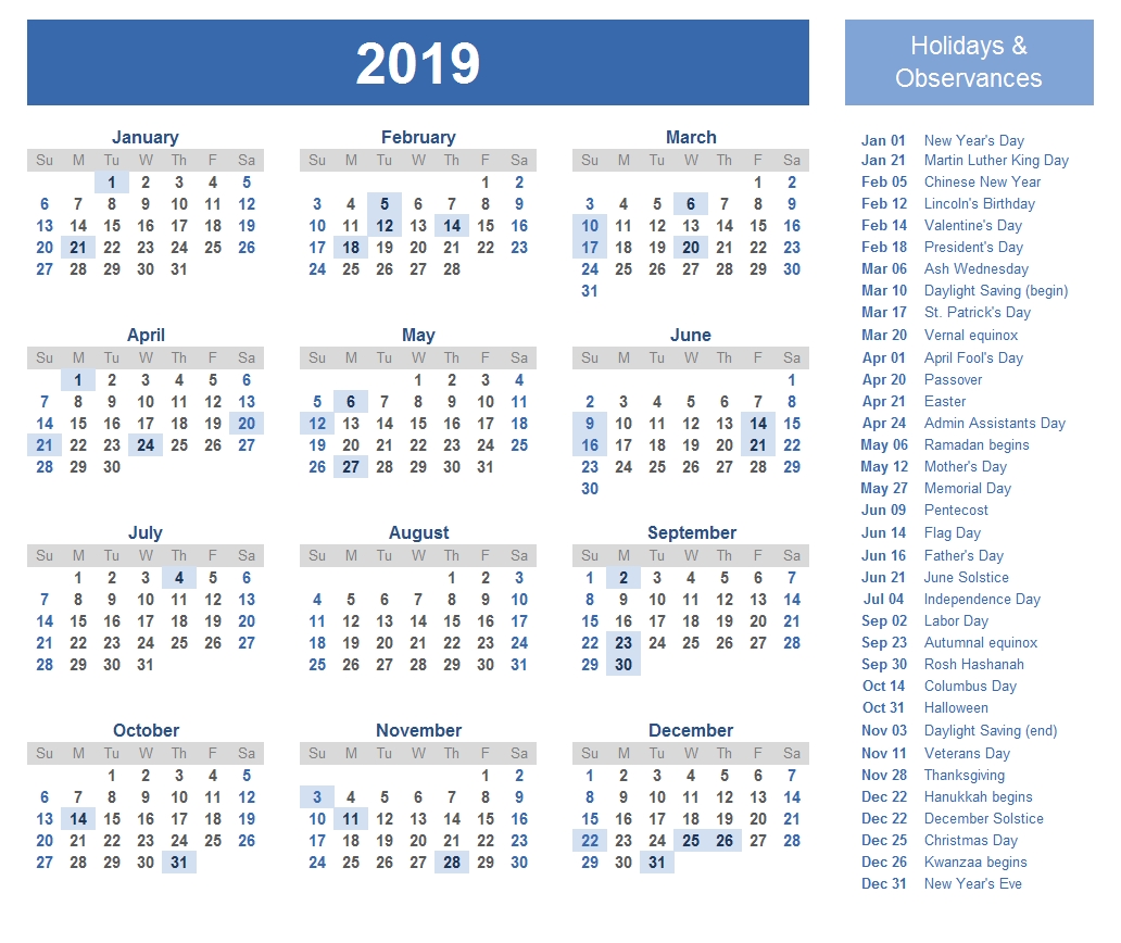 2019 Calendar Holidays | 2019 Calendar Holidays | Pinterest Iphone 6 Calendar Holidays