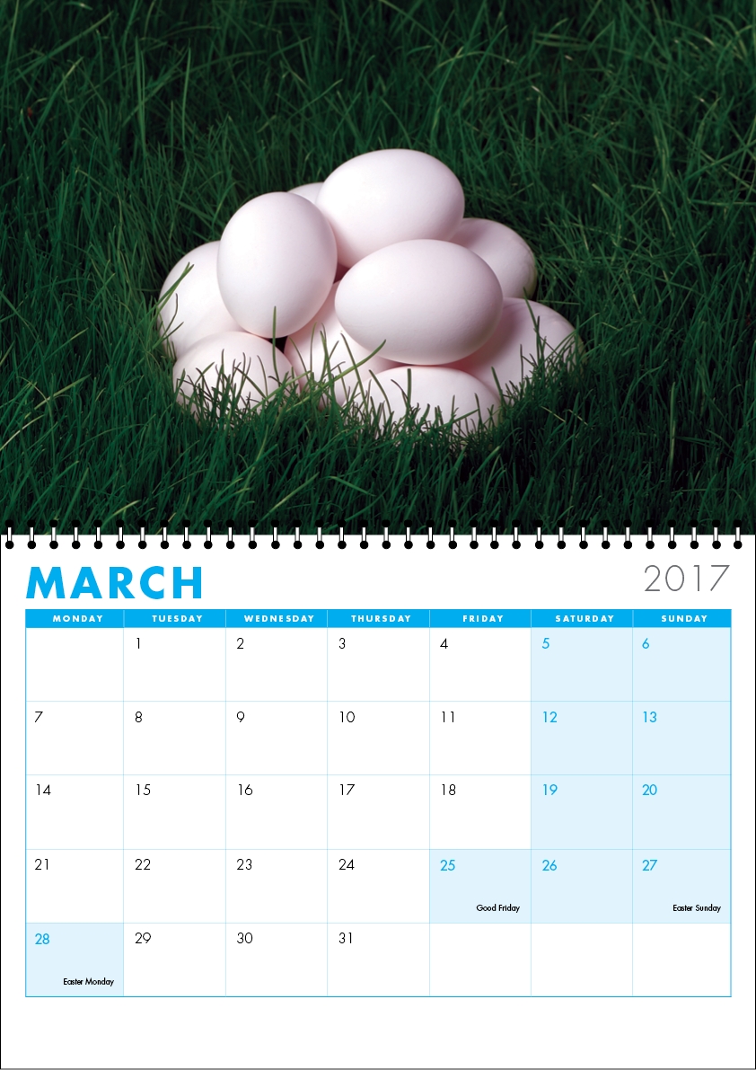 2019 Personalised Calendar Printing | Charity Photo Calendar A4 Wall Calendar Printing