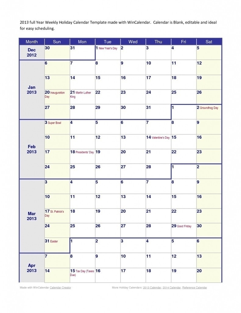 3 Month Calendar Template Word 2017 | Holidays Calendar Template 3 Month Calendar Template Word