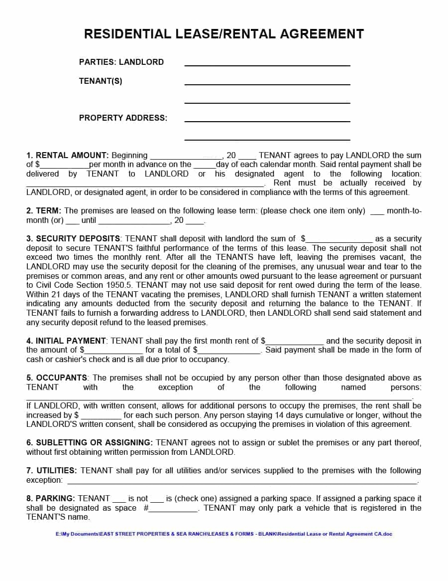 39 Simple Room Rental Agreement Templates - Template Archive Per Calendar Month Rent Definition