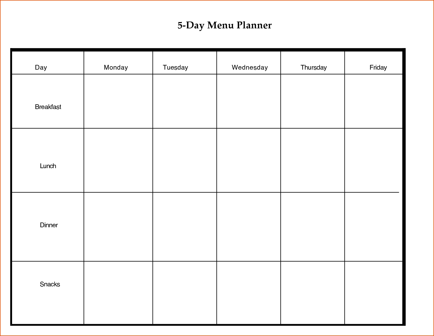 8+ Day Planner Template - Bookletemplate 8 Day Calendar Template