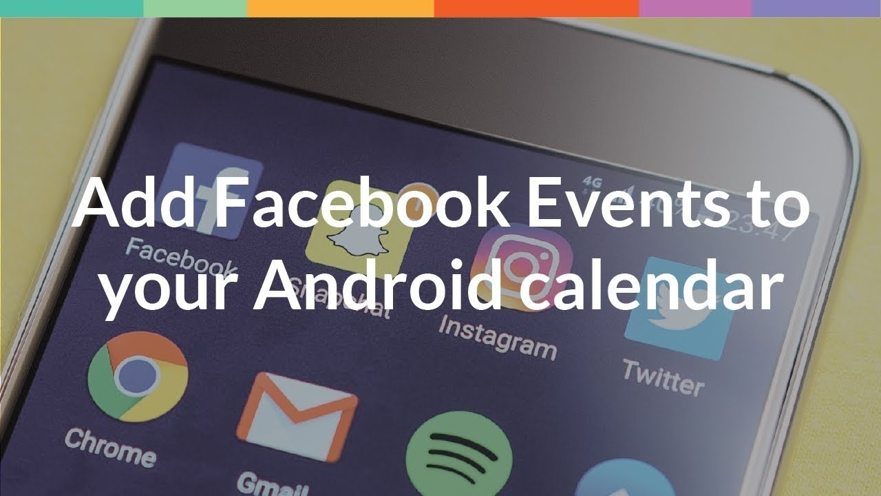 Add Facebook Events To Your Android Calendar - Youtube Countdown Calendar On Facebook