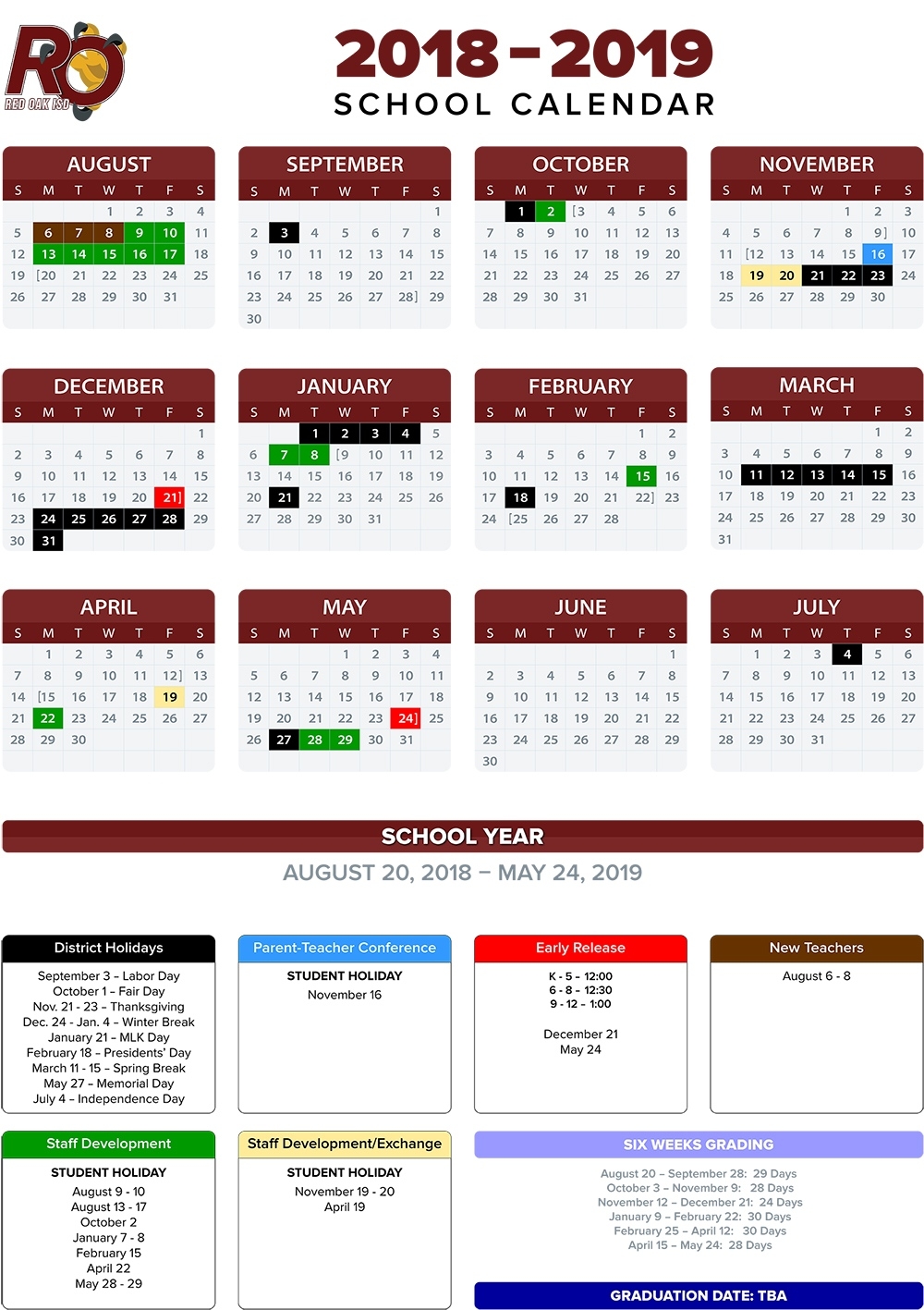 Annual School Calendar / Annual Calendars Extraordinary Anderson 4 School Calendar
