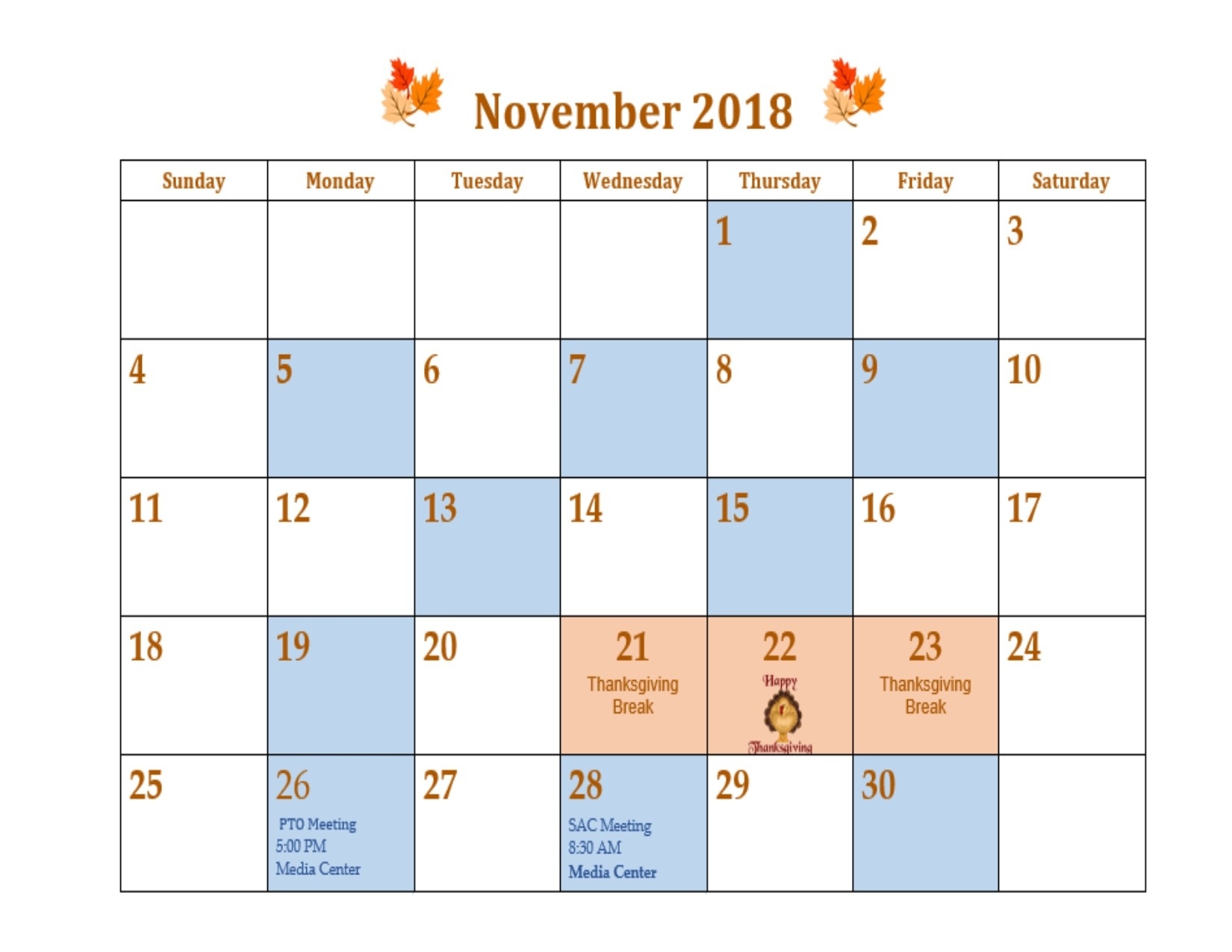 Bell Schedule - Three Oaks Middle School Perky J Colin English School Calendar