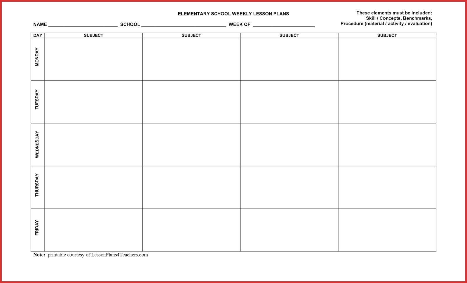 Blank 5 Day Calendar Template | Dating-Sider.co 5 Day Monthly 5 Day Calendar Monthly