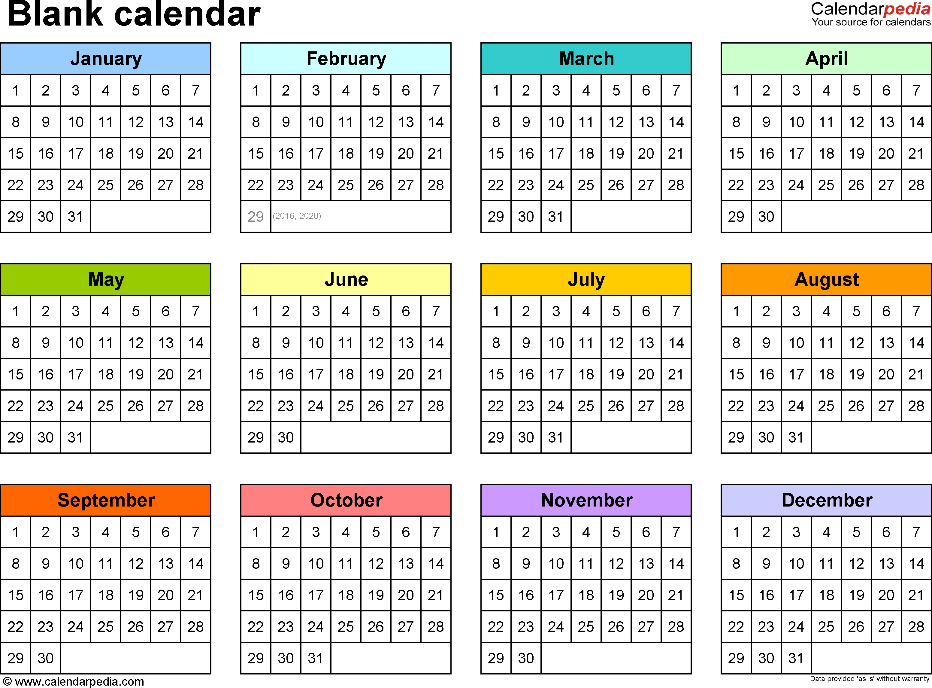 Blank Calendar - 9 Free Printable Microsoft Word Templates 1 Month Blank Calendar