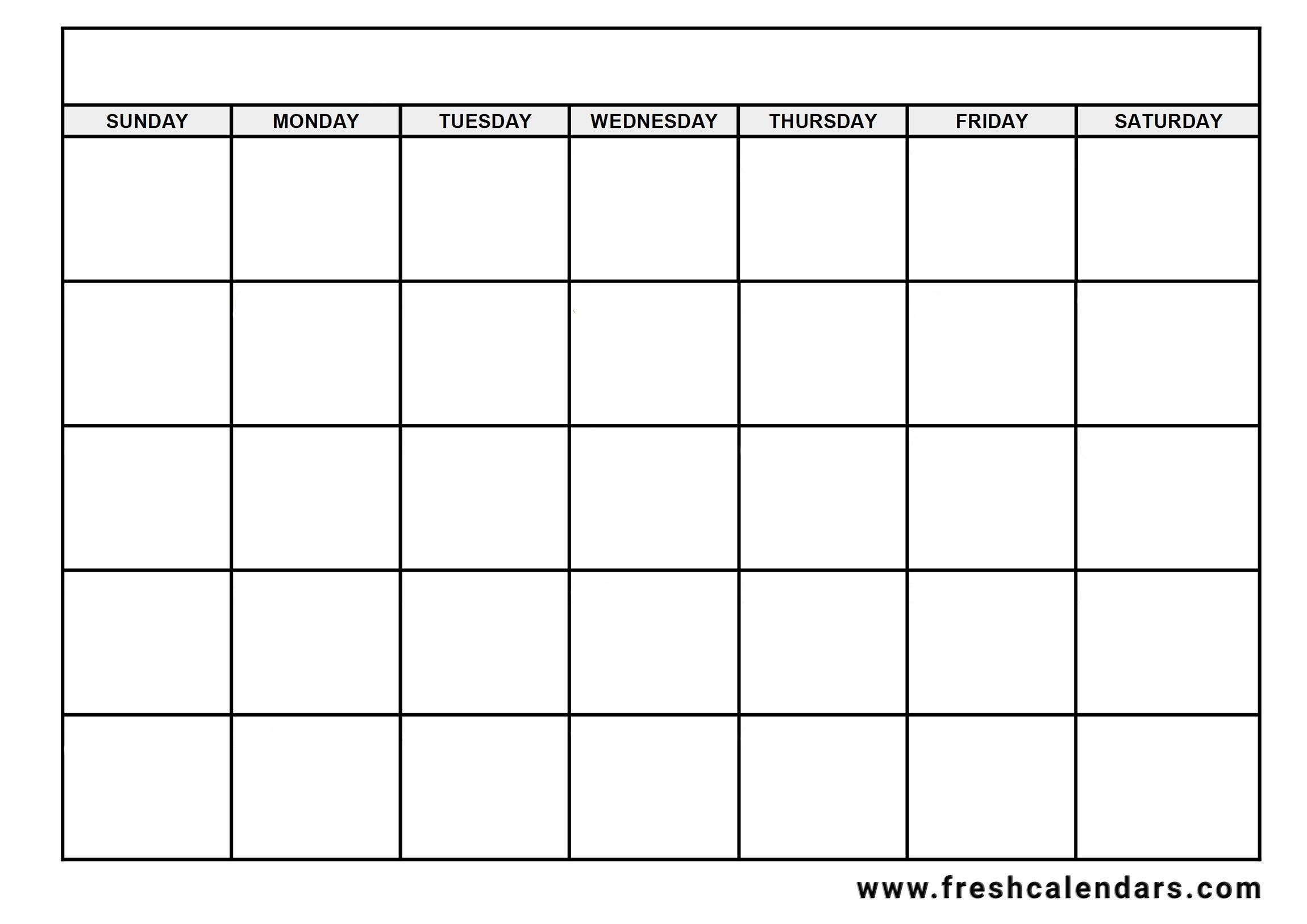 Blank Calendar: Wonderfully Printable 2019 Templates Dashing Blank Calendar By Week