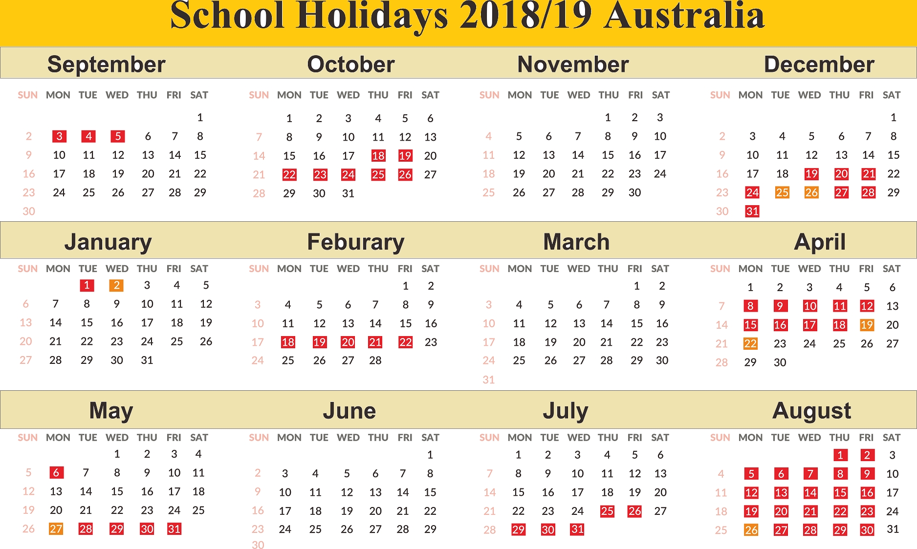Calendar 2019 Nsw - Get Free Printable National Holidays 2019 Nsw Calendar With Holidays 1973