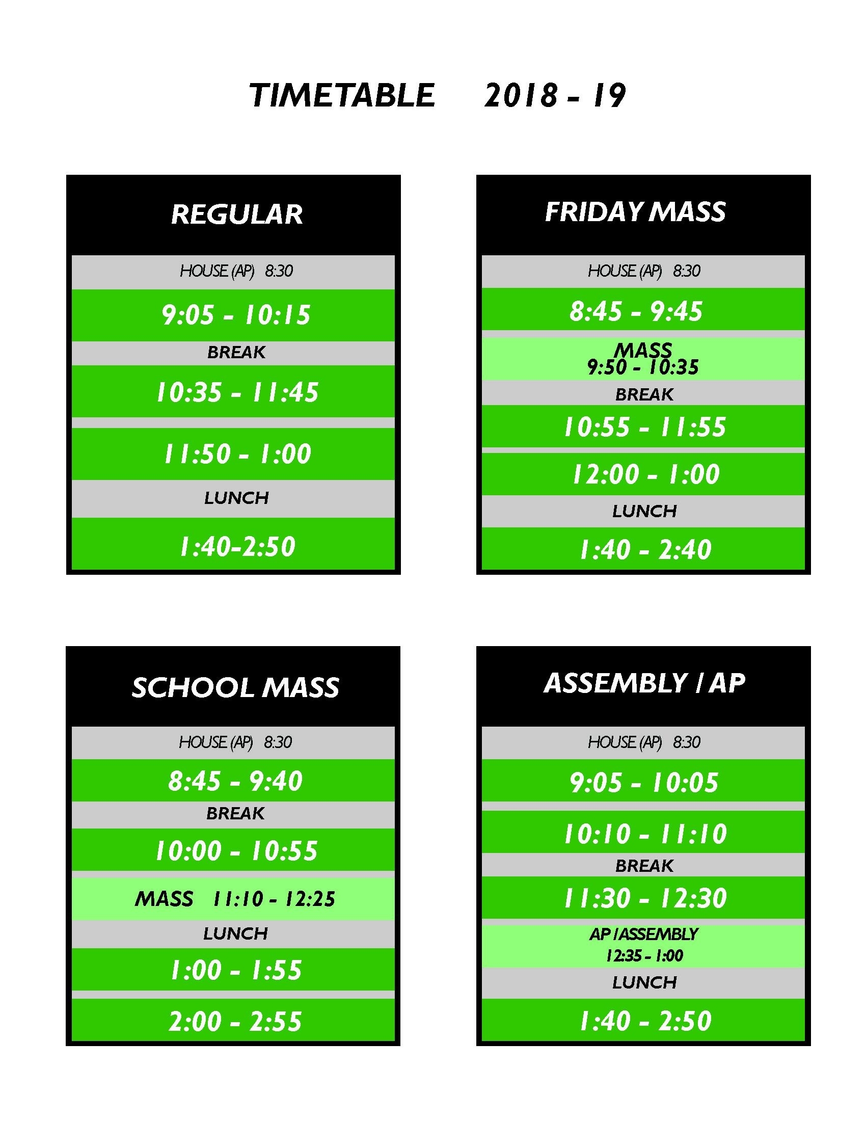 Calendar And Schedule – Saint Patrick Regional Secondary School Calendar Vancouver School District