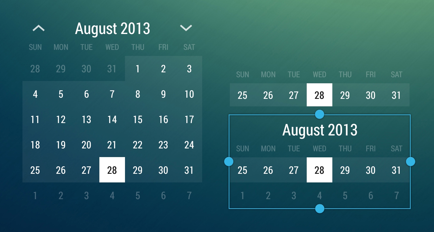Calendar Widget Month + Agenda Calendar Icon Android Studio