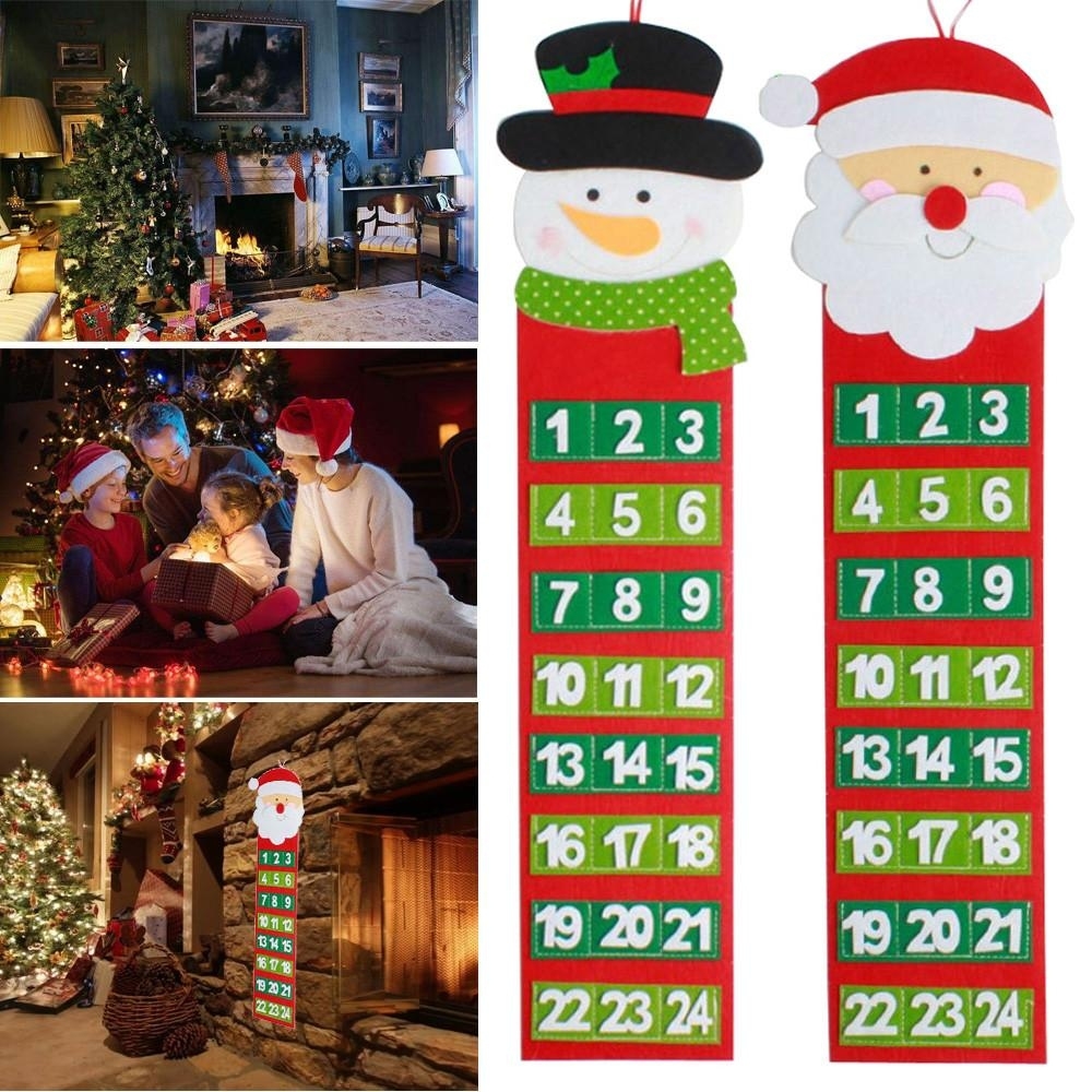 Christmas Old Hairy Man Calendar Advent Countdown Calendar Wall 9.25 Countdown Calendar In Store