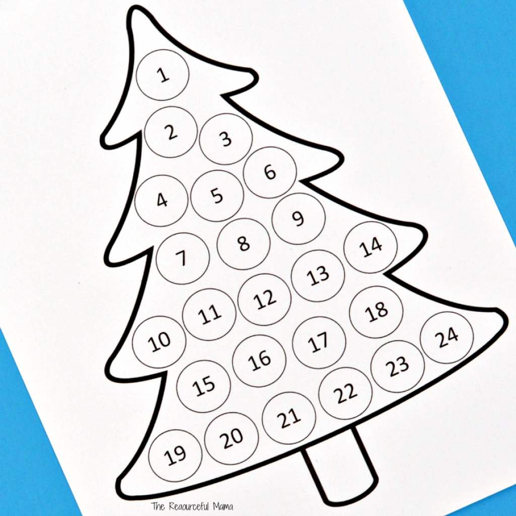 Countdown Calendar To Christmas Printable | Printable Christmas Countdown Calendar To Christmas Printable