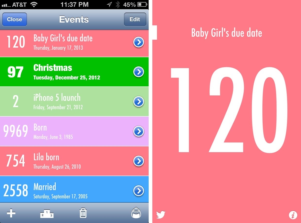 Iphone Calendar Event Countdown • Printable Blank Calendar Template