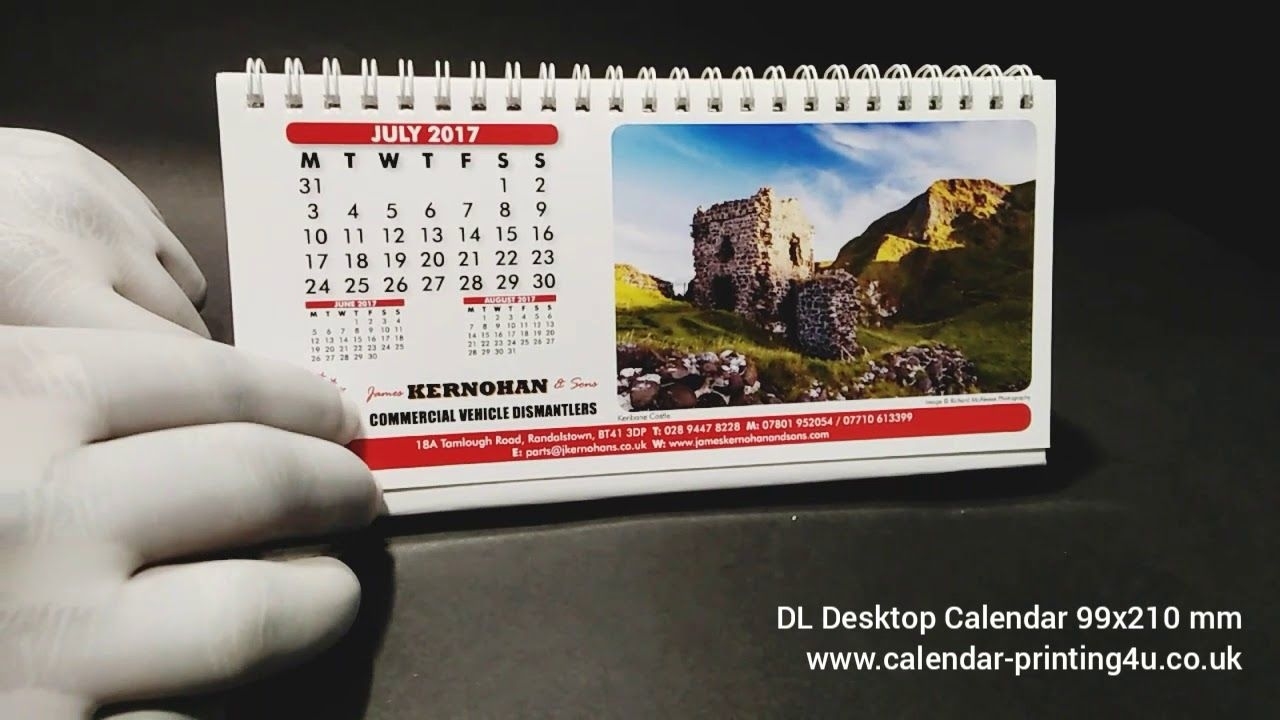 Dl Desktop Calendar For The Year 2019 99 X 210 Mm Bulk Dl #desktop Cheap Bulk Calendar Printing Uk
