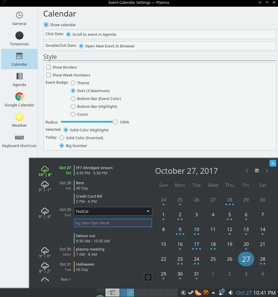 Event Calendar - Store.kde Plasma 5 Calendar Holidays