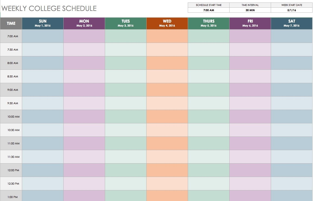Excel Week Calendar - Seroton.ponderresearch.co Calendar Template By Week