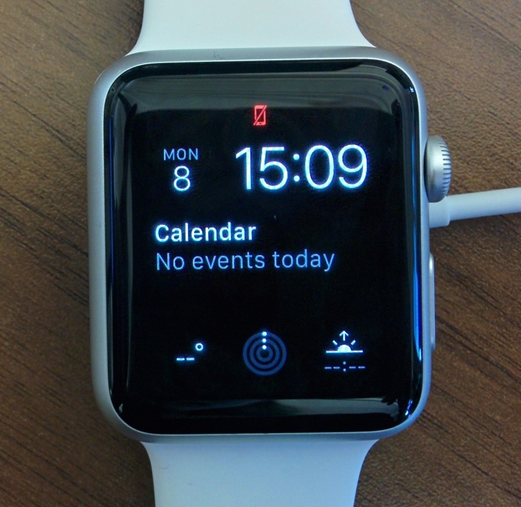 First Look At Apple Watch | Calendar Icon On Apple Watch