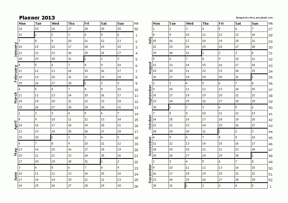 Free Printable Calendars And Planners 2019, 2020 And 2021 2020 Calendar With Lines