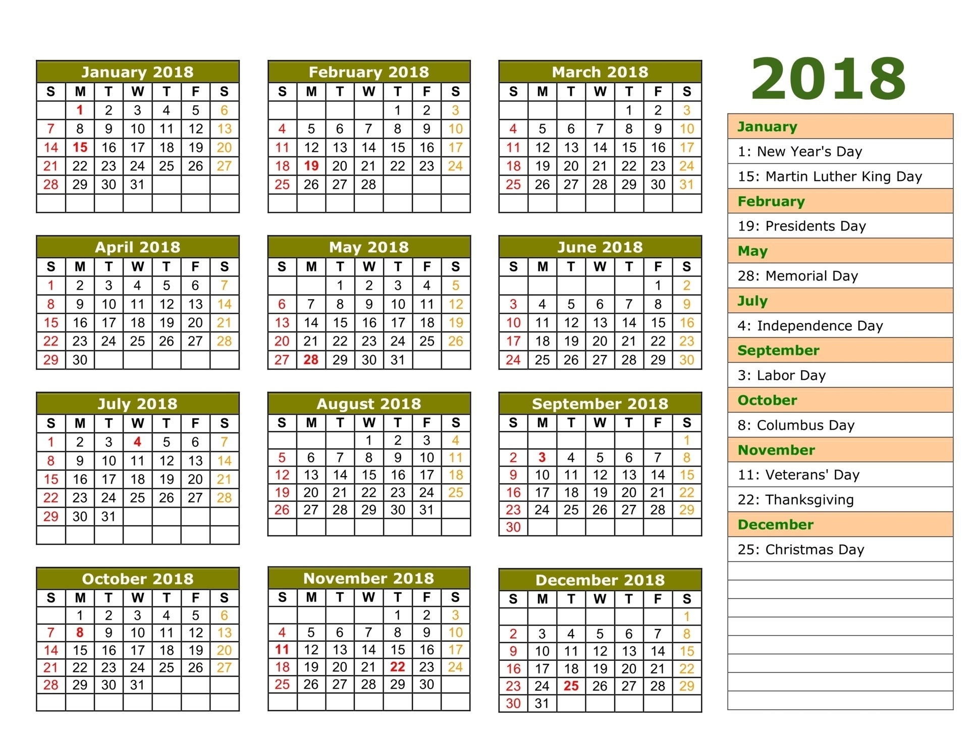 Islamic Calendar 2018 | Hijri Calendar 1439 | Free Printable Desi Month Calendar Urdu