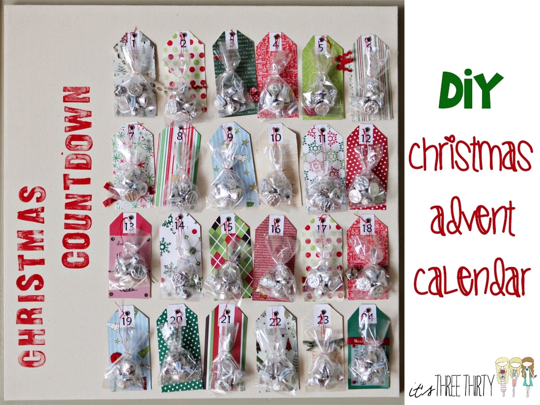 It&#039;s Three Thirty | Diy Christmas Countdown Calendar Calendar Countdown To Christmas