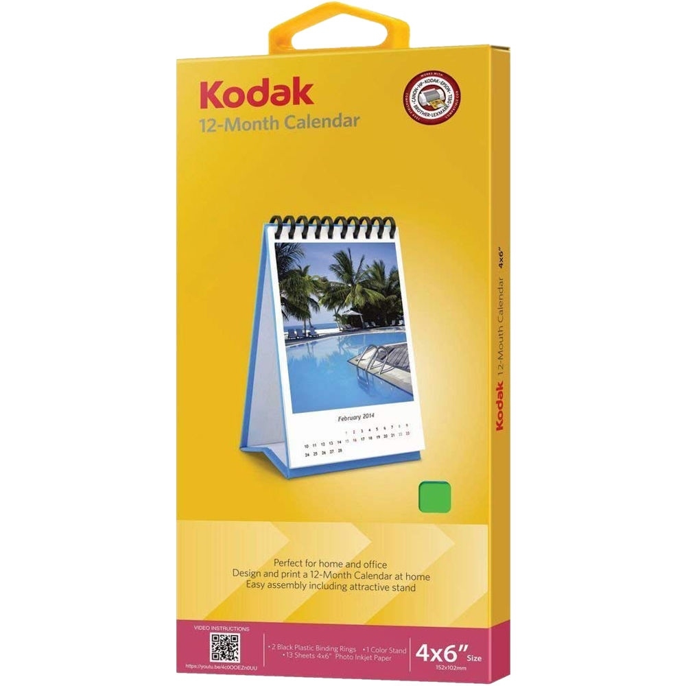 Kodak 12-Month Calendar Kit (4 X 6&quot;) 5664-468 B&amp;h Photo 12 Month Calendar Kit