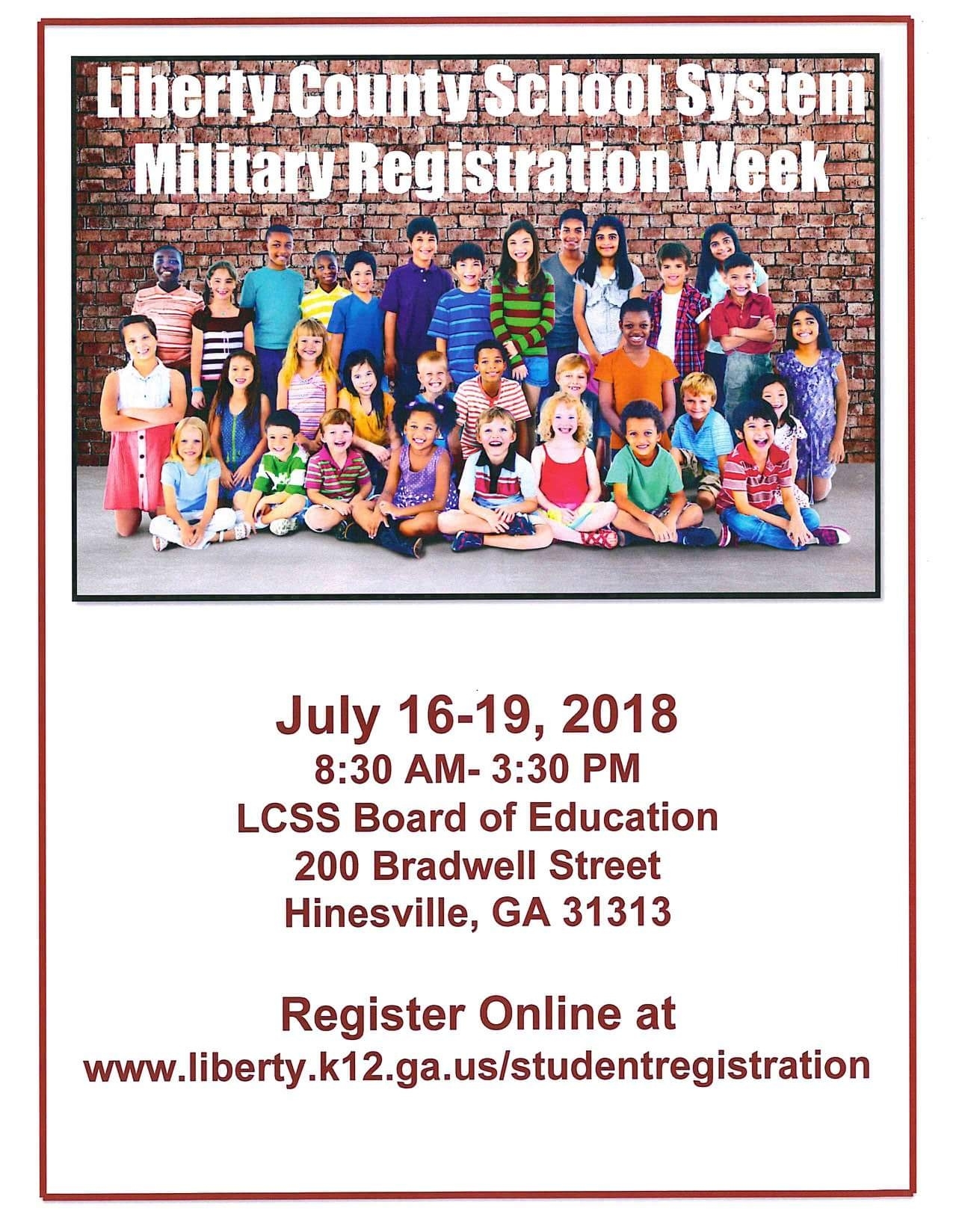 Liberty County School System Military Registration Weekliberty School Calendar Liberty County Ga