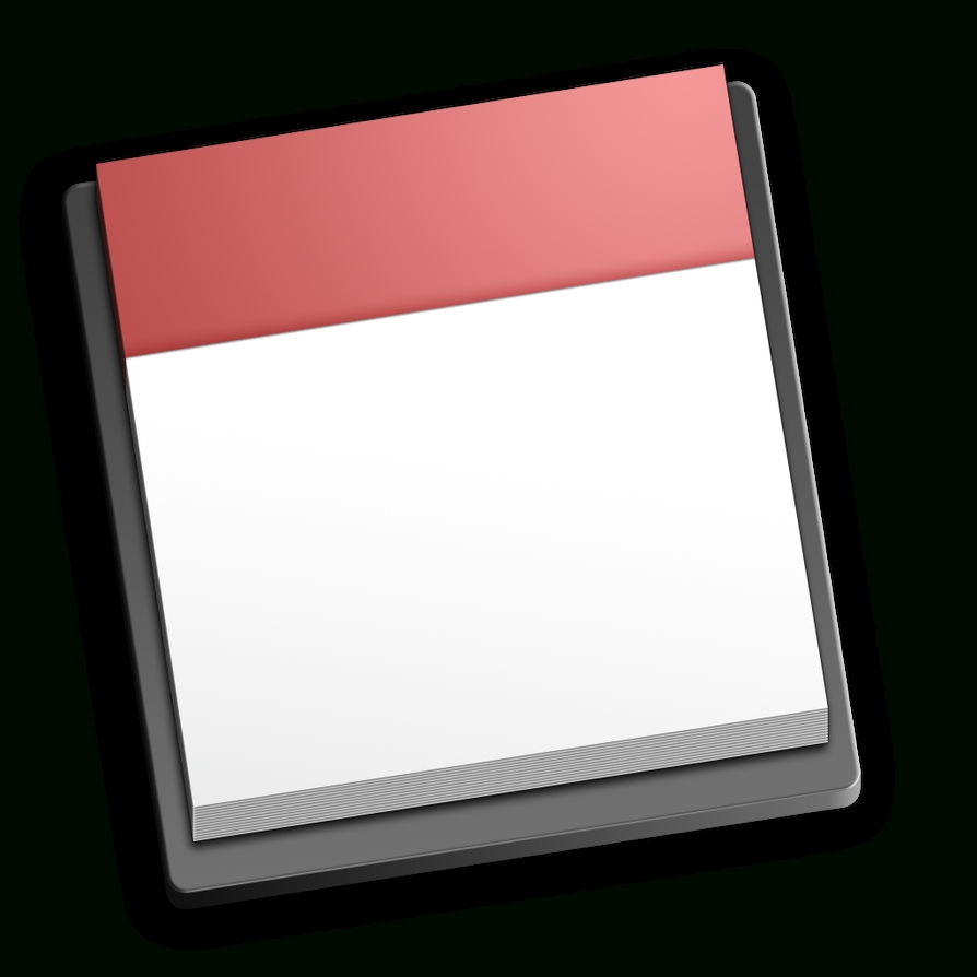 Macstyle Empty Calendar Icon By Oxhca On Deviantart Mac Calendar Icon Messed Up