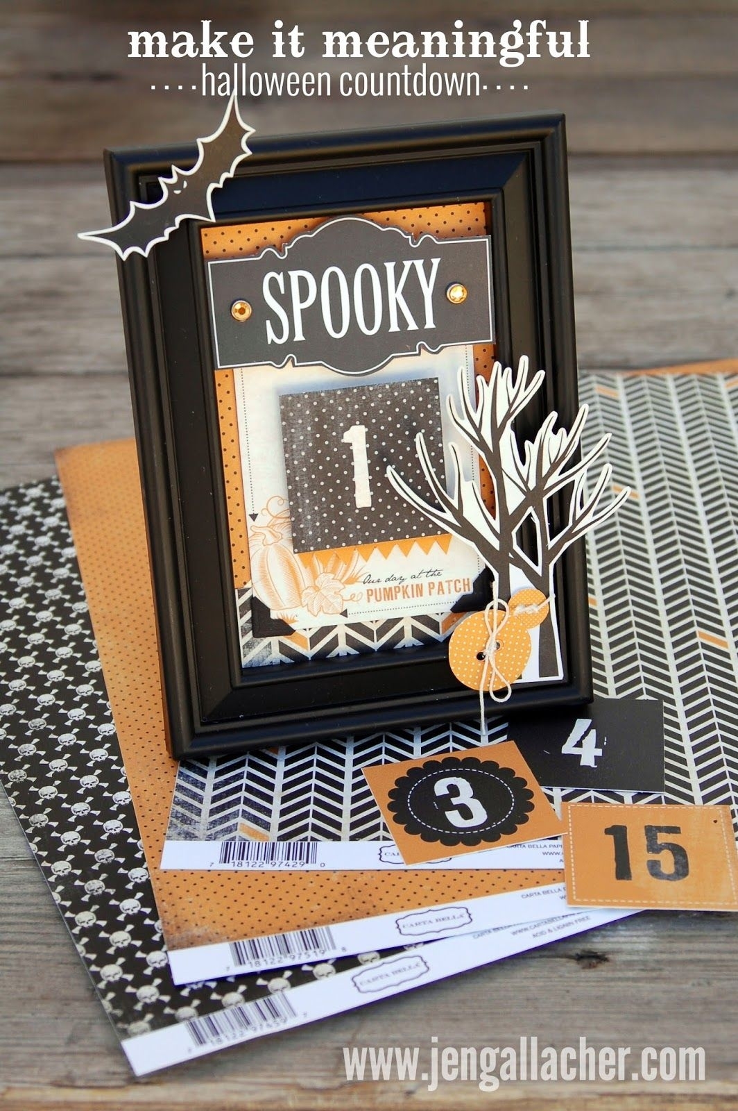 Make It Meaningful: Halloween Countdown Calendar | Halloween Halloween Countdown Calendar Craft