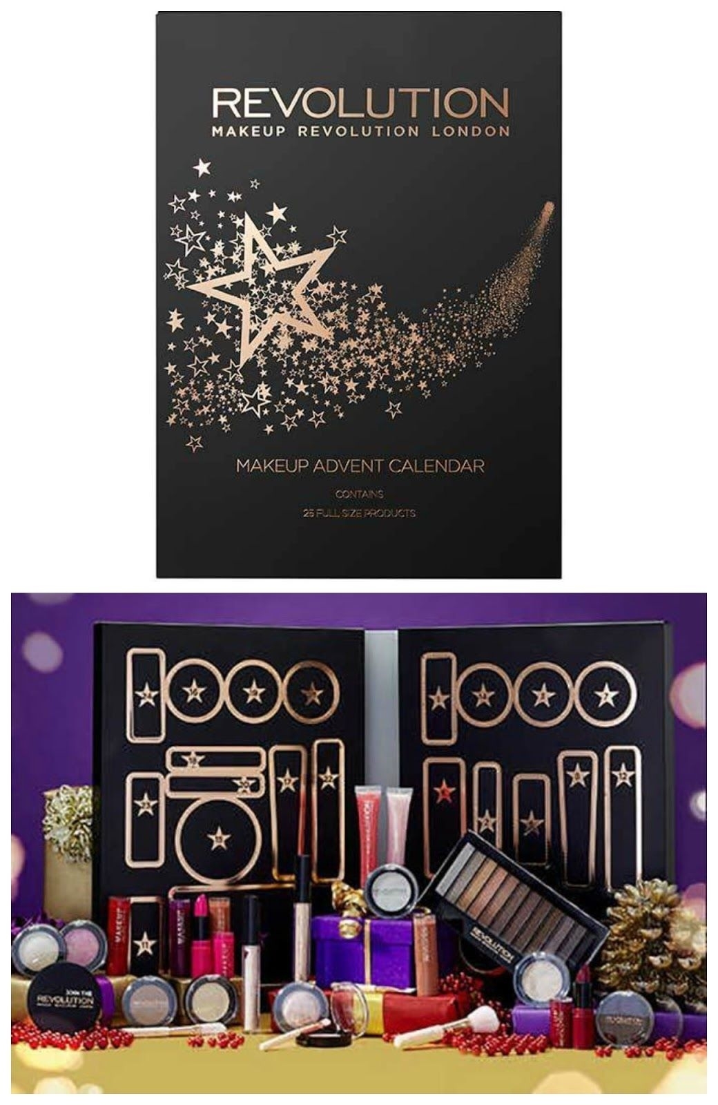 Makeup Revolution Advent Calendar // Calendar Countdown #blogger Advent Calendar Countdown Or Up