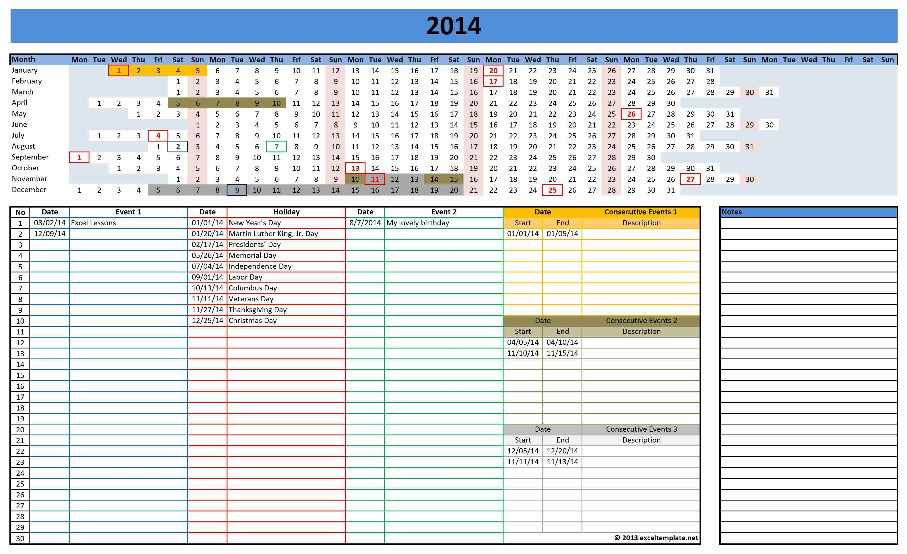 Microsoft Excel Calendar Templates – Radiocaffefm Throughout Calendar Template Microsoft Excel