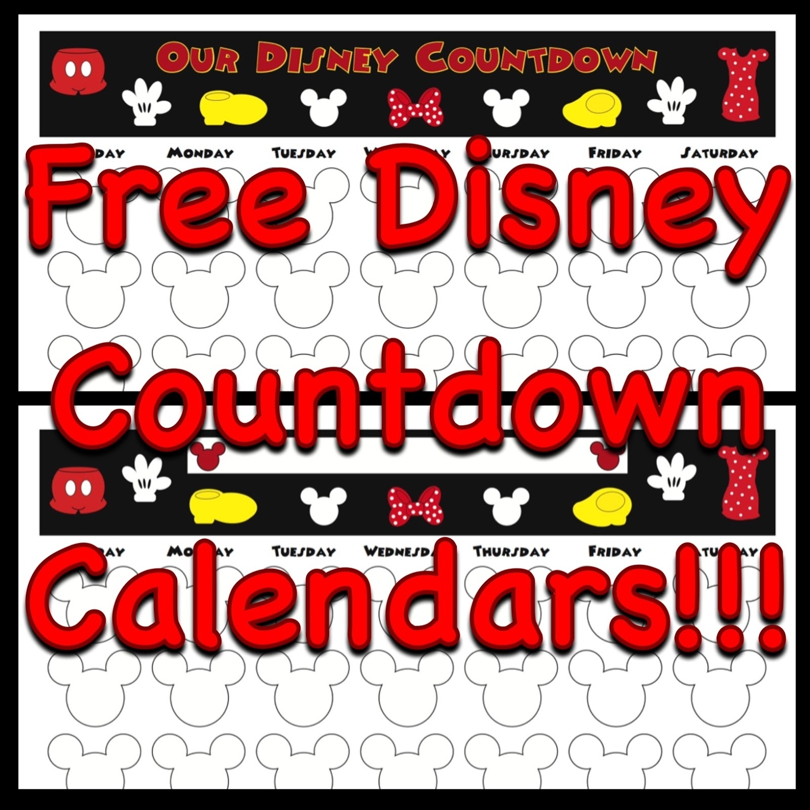 My Disney Life: Countdown Calendars Countdown Calendar To Disney Vacation