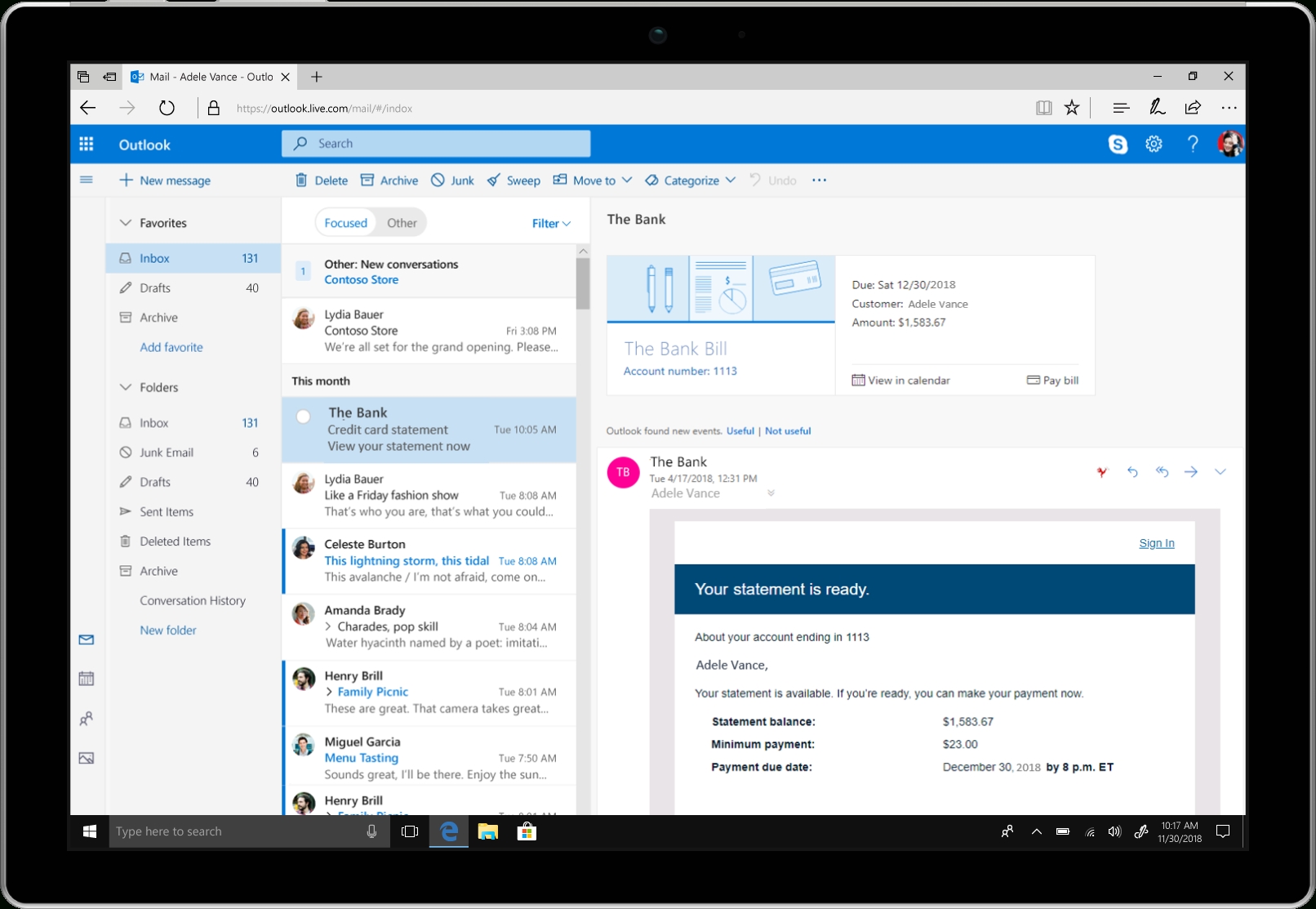 New Calendar, Mail, And Mobile Outlook Features Help You Get Things Countdown Calendar Microsoft Outlook