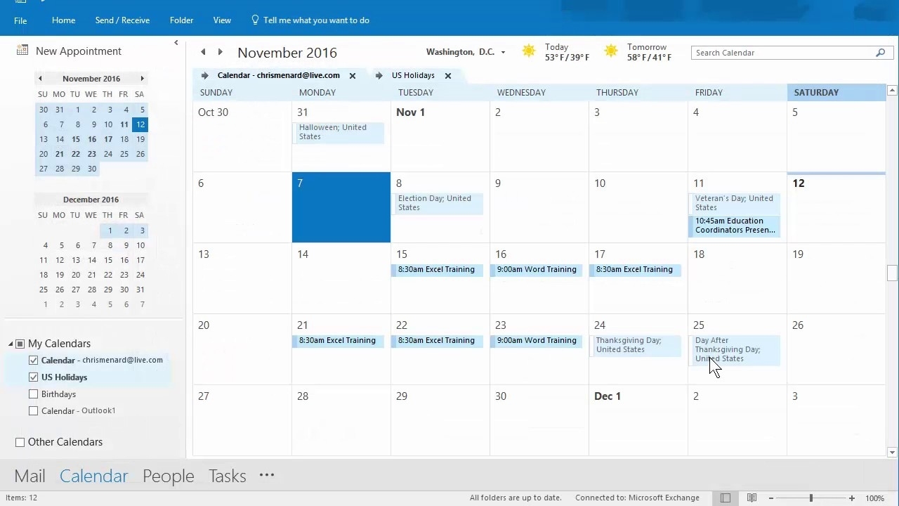 Outlook Calendar Priniting Assistant - 11/12/2016 - Troubleshooting By  Chris Menard Printing Calendar From Icloud