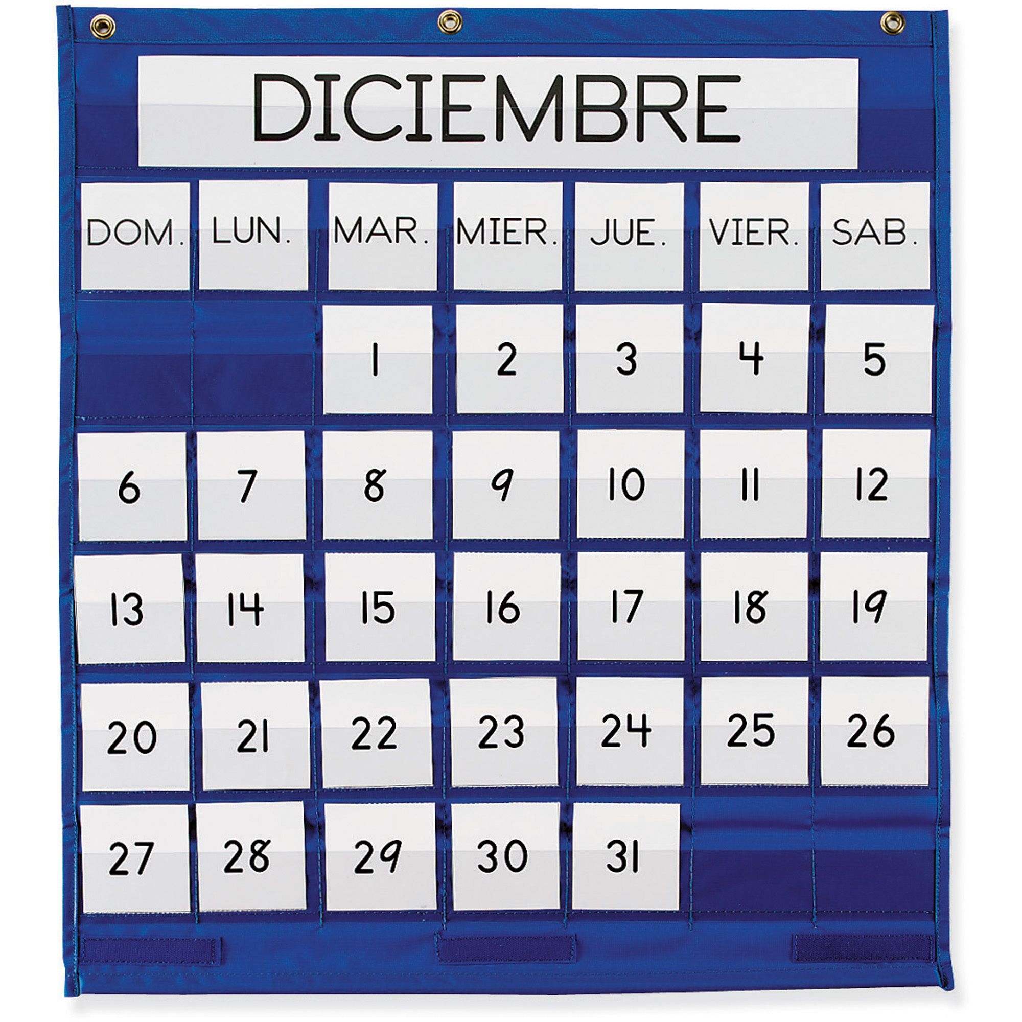 Pacon Monthly Calendar Pocket Chart - Servmart Monthly Calendar With Pockets