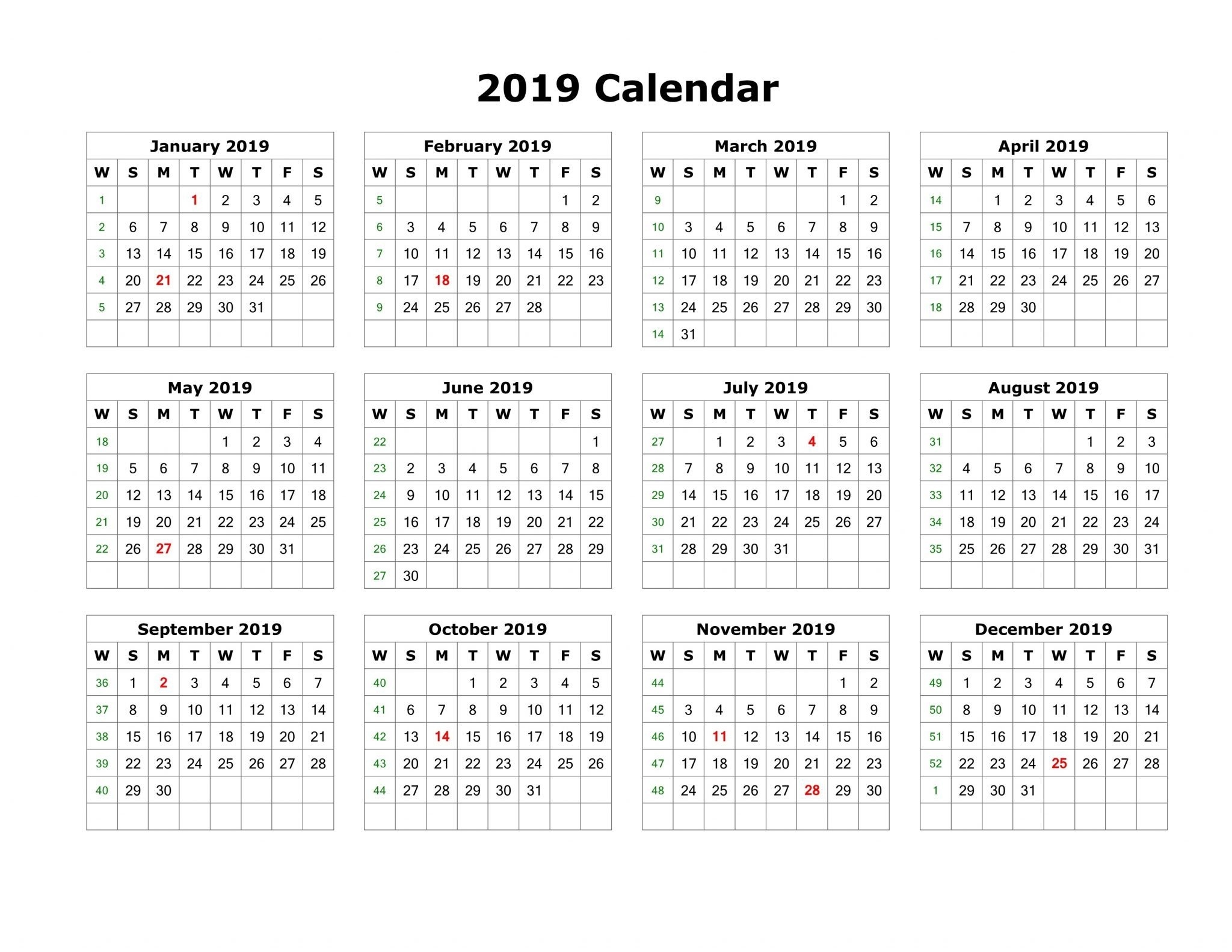 Incredible Blank Calendar Can Type In • Printable Blank Calendar Template