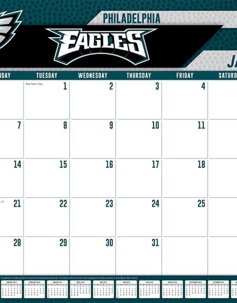 Philadelphia Eagles 12&quot;x12&quot; 2018 Desk Calendar - Touchdown Gifts, Inc. 12 X 12 Calendar Printing