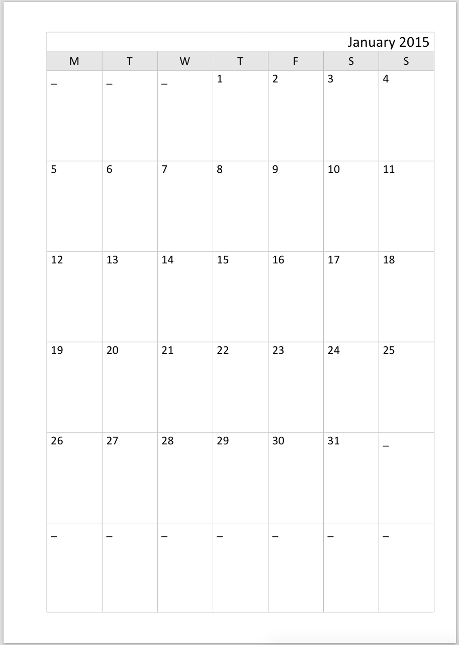 Philofaxy: Diary Inserts For 2019 Print 2 Calendar Months Per Page