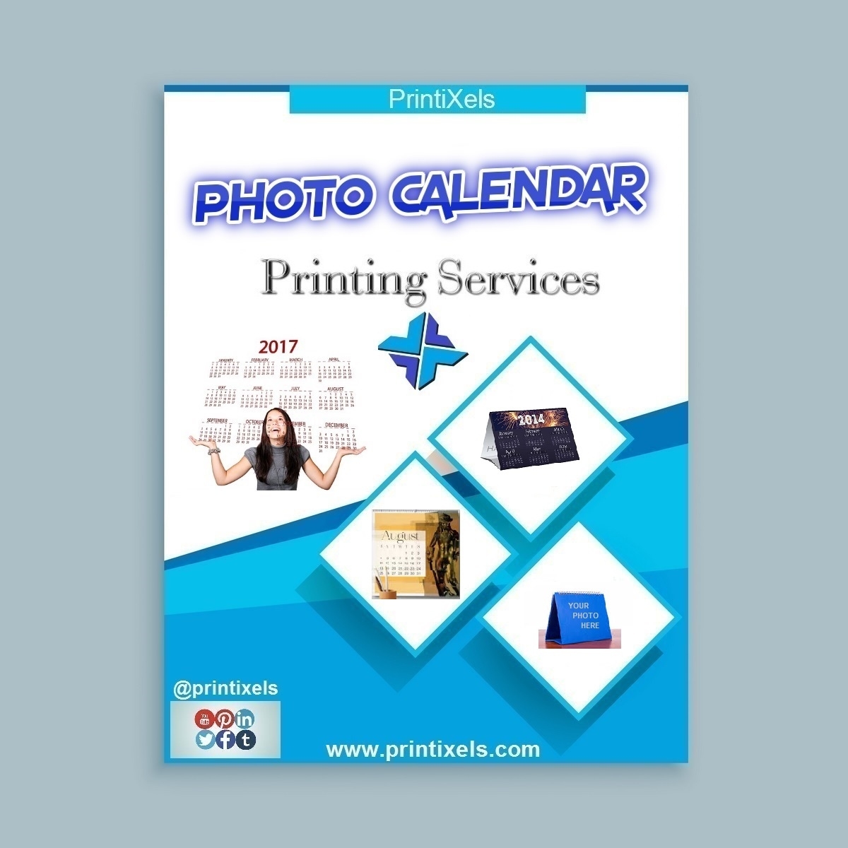 Photo Calendar Printing Services | Printixels™ Philippines Calendar Printing Shop Near Me