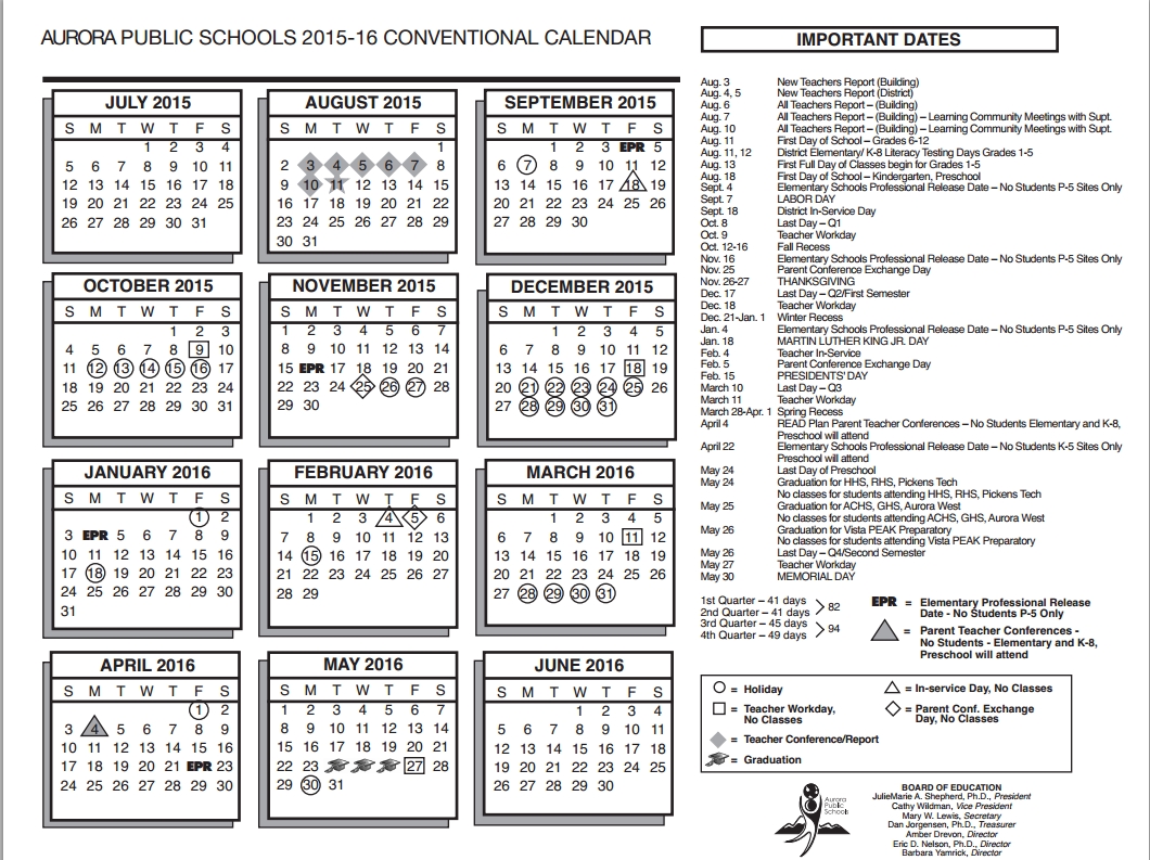 Rangeview Calendar Throws Off The Seasons – The Rangeview Raider Review D 49 School Calendar