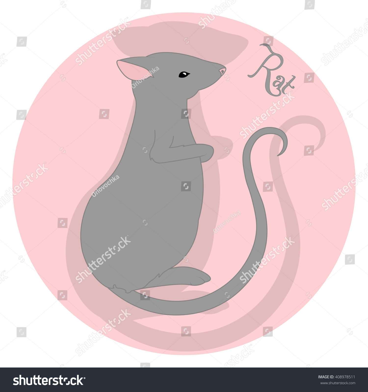 Rat Chinese Happy New Year Vector Stock Vector (Royalty Free Extraordinary 2020 Calendar Chinese New Year