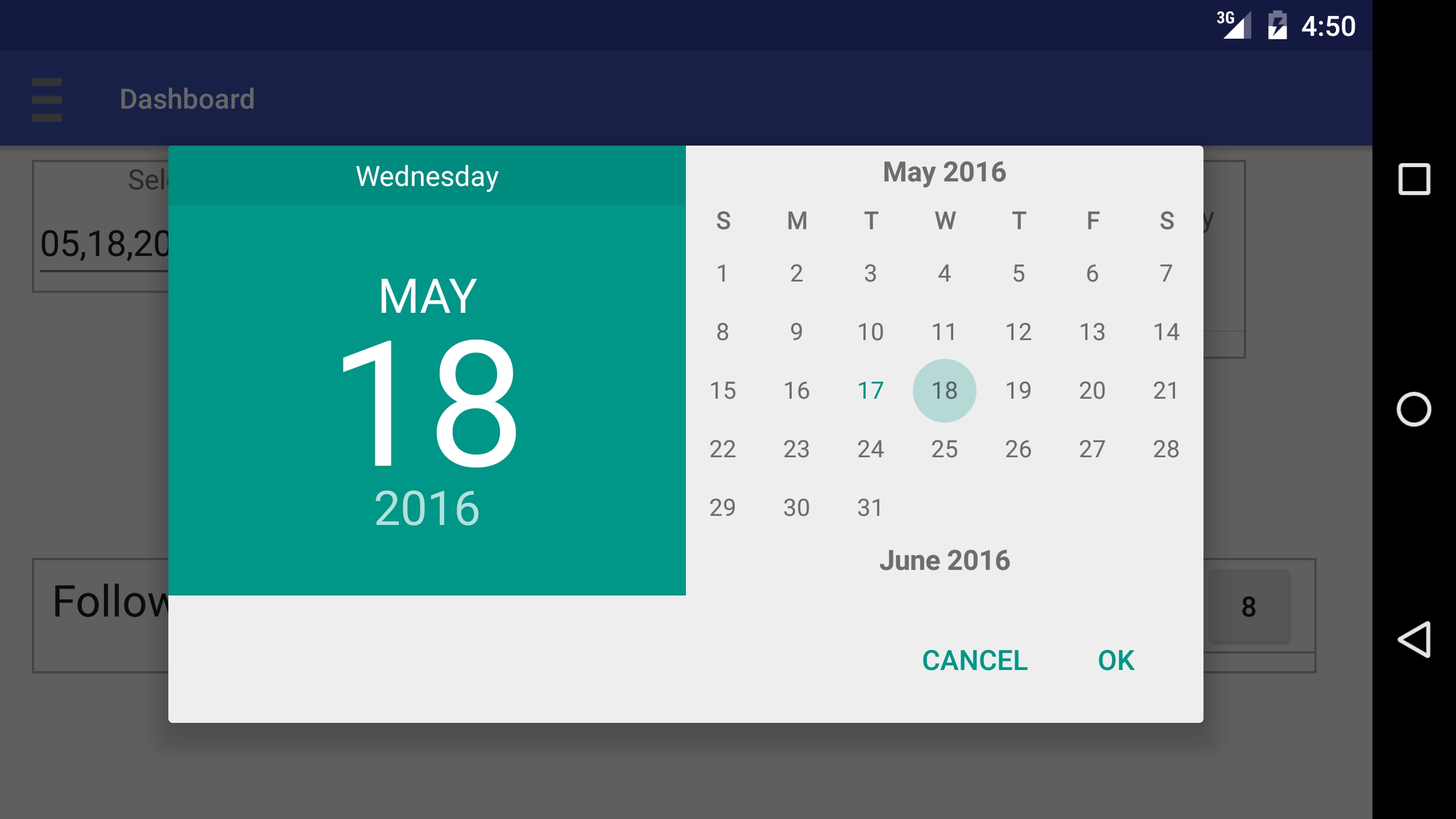 Remove The Extra Day Month And Year On Android Calendar Dialog Calendar Set Month 0