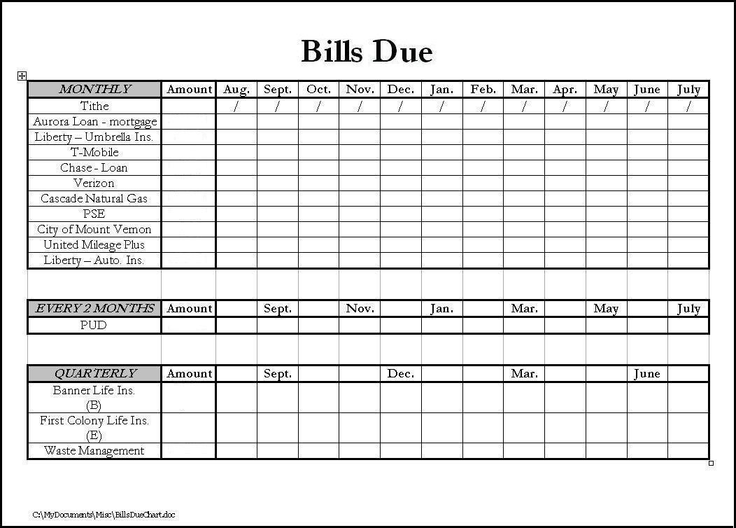 Rhiana Reports Free Downloadable Bill Payment Tracker Monthly Calendar To Keep Track Of Bills