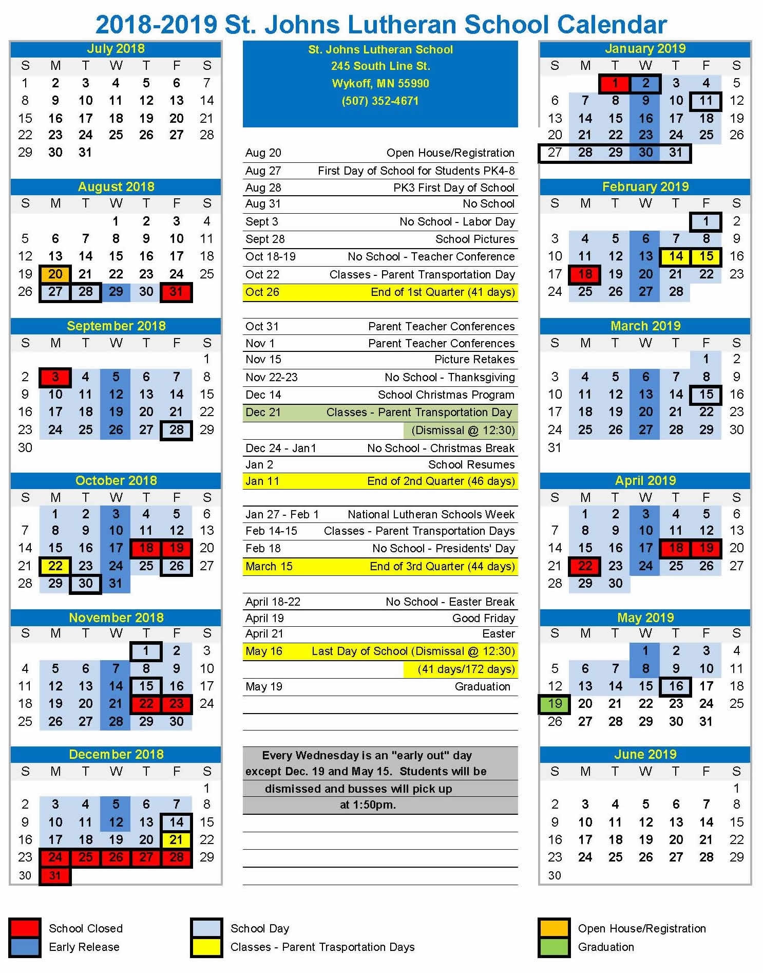 School Calendar Extraordinary School Calendar St Johns County