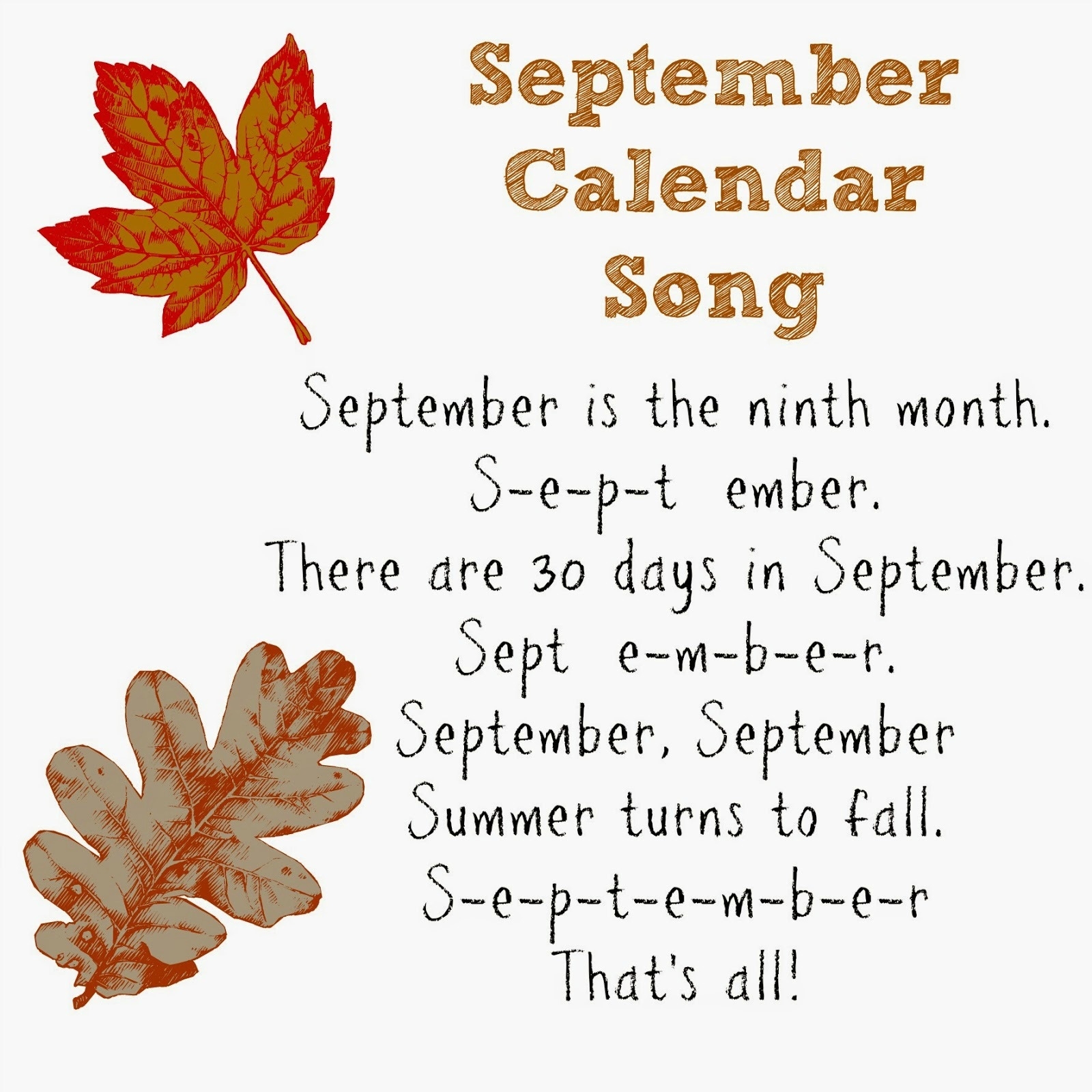 September Calendar Of Special Days Holidays: Free Printable Calendar Calendar Holidays And Special Days