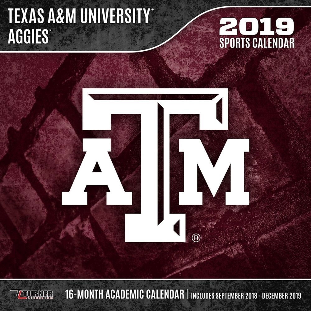 Texas A&amp;m Aggies 2019 Wall Calendar | | Calendars Dashing Alabama A&amp;amp;m School Calendar