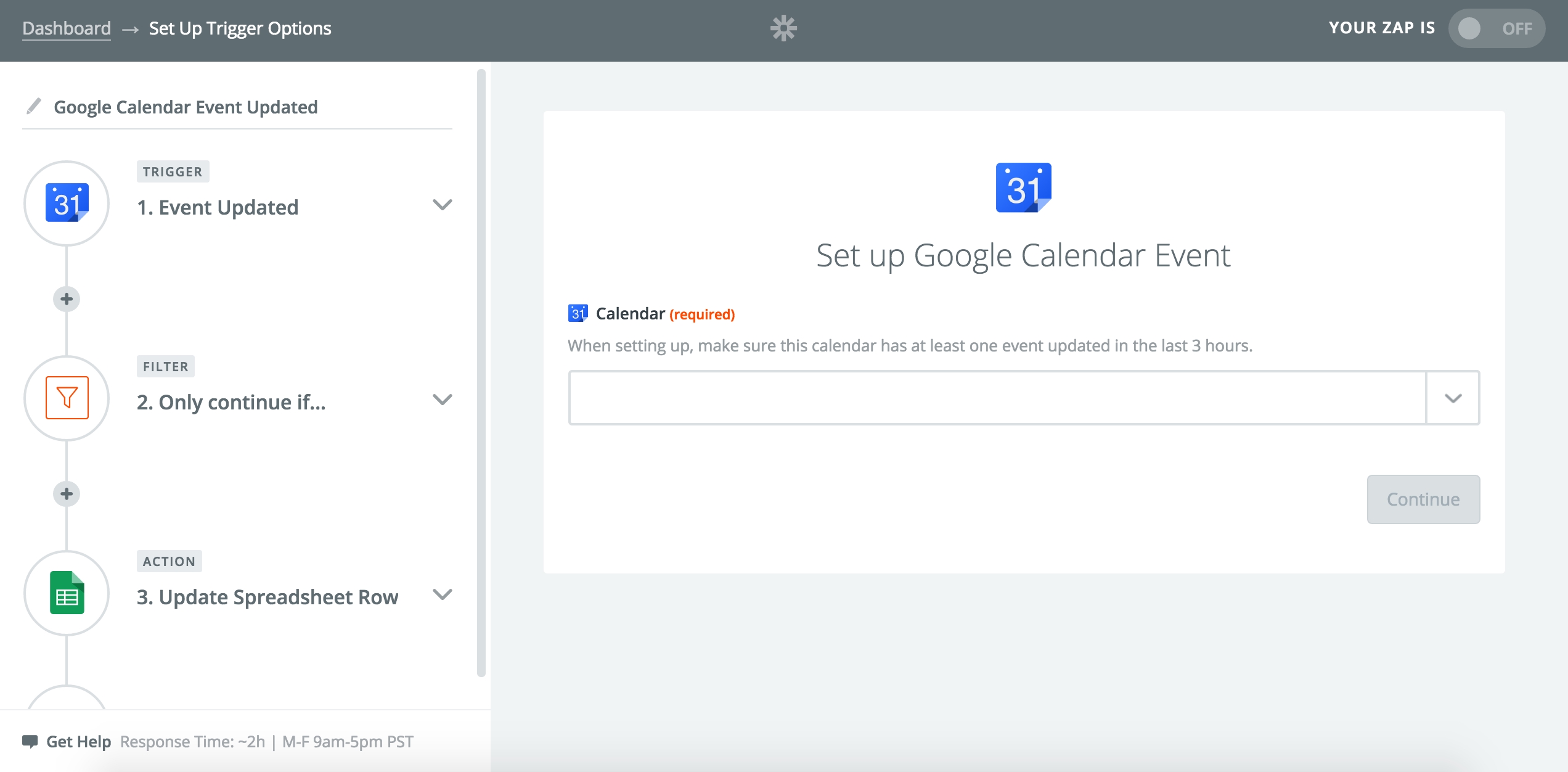 Trigger Zaps When Google Calendar Events Are Updated - Updates | Zapier Google Calendar Icon Event