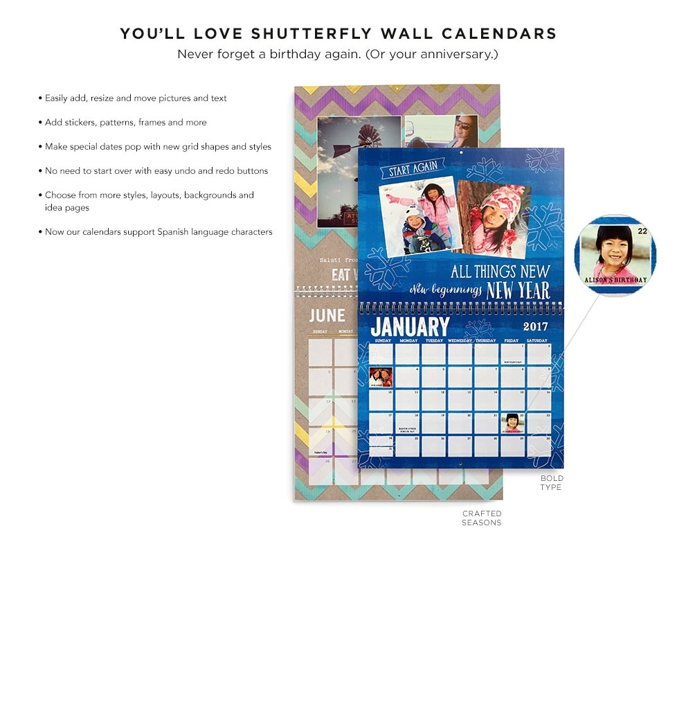 Wall Calendars Wall Calendar | Shutterfly 12 X 12 Calendar Printing